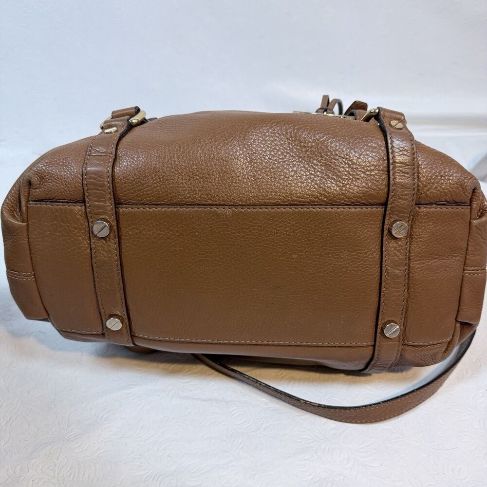 Michael Kors Bedford Legacy Satchel Brown Leather - Picture 8 of 16